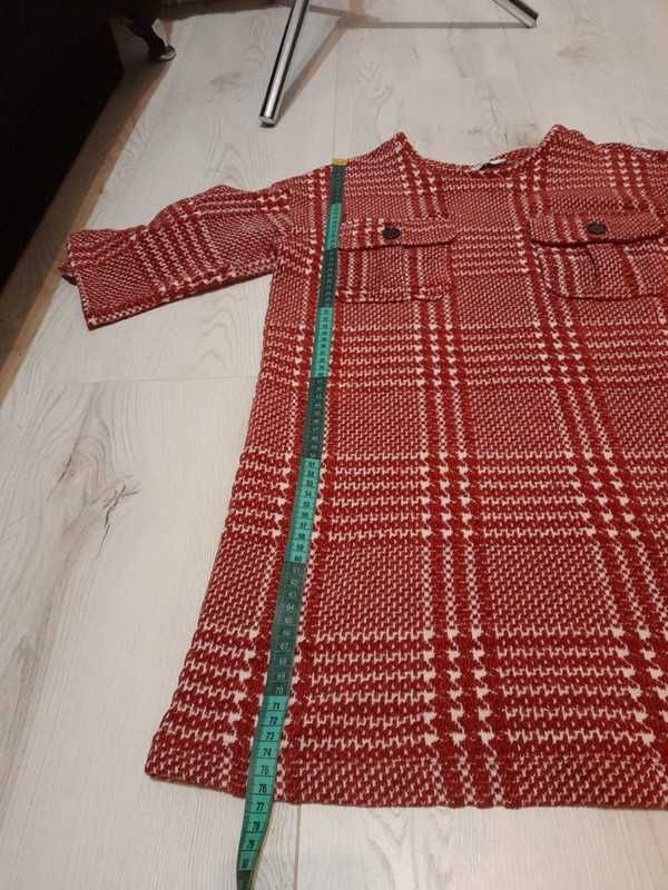 Gruby sweter,tunika,sukienka .Zara Basic
