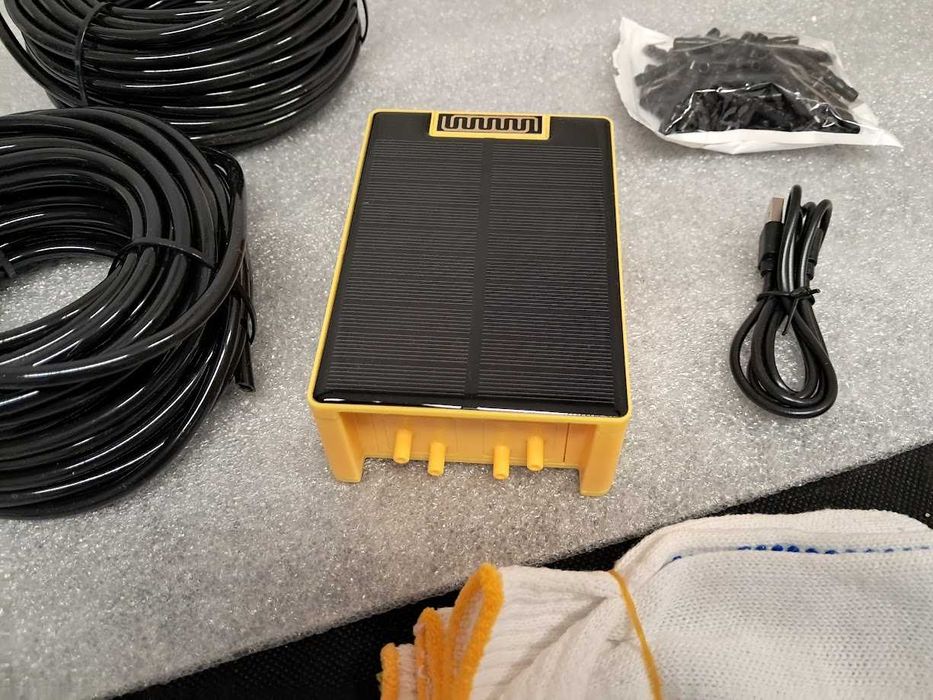 Solarny system nawadniania kropelkowego dla 20 roślin