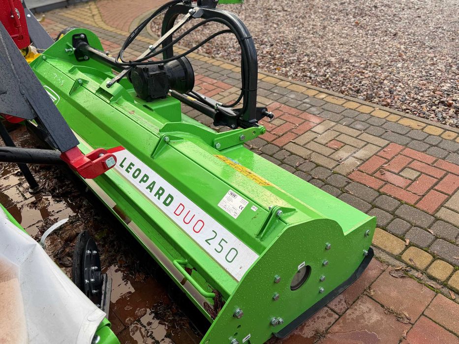 WYPREDAŻ! Kosiarka bijakowa Leopard DUO 2,5m młotki + wał Talex 2025r