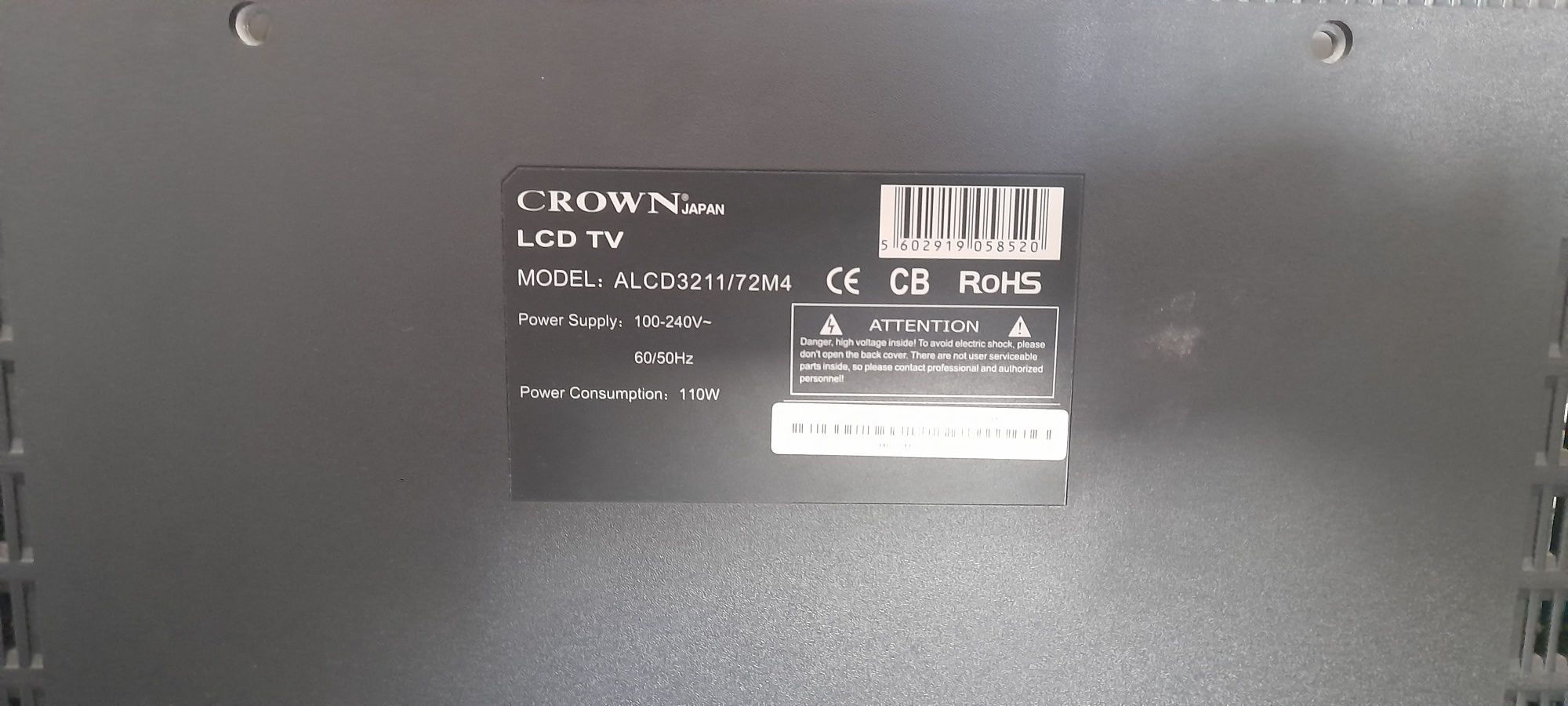 Televisor LCD Crown usado