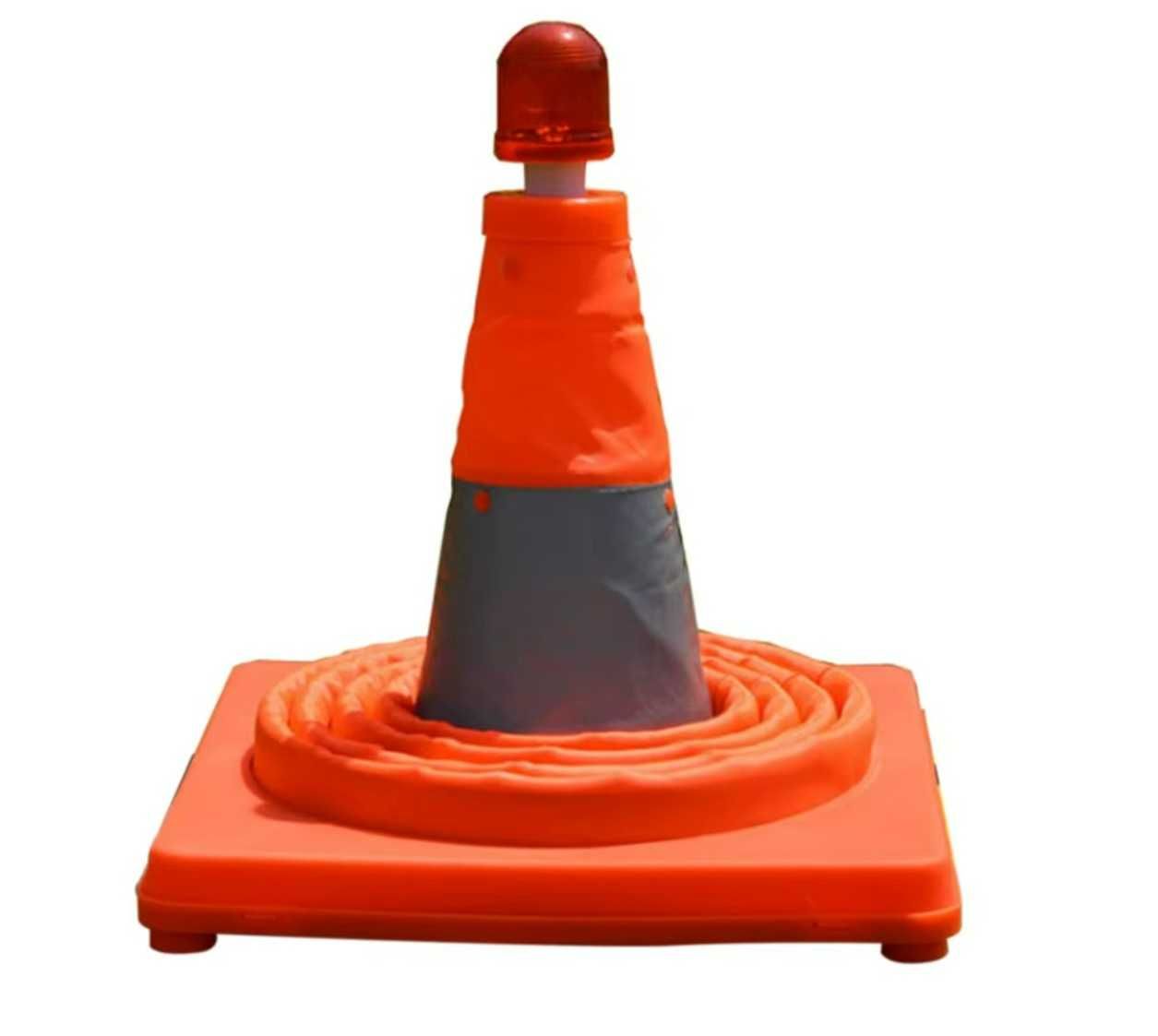 Cone refletor de segurança com LED extensível