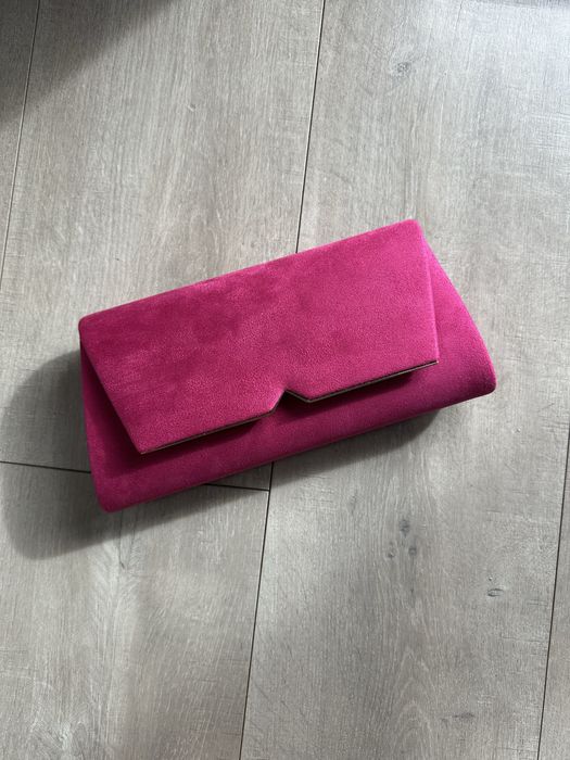 Nowa torebka kopertówka koktajlowa impreza wesele fuksja