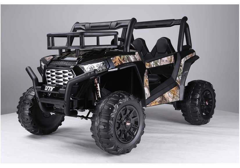 Buggy UTV SUPER MUSTER na akumulator dla dzieci Czarne