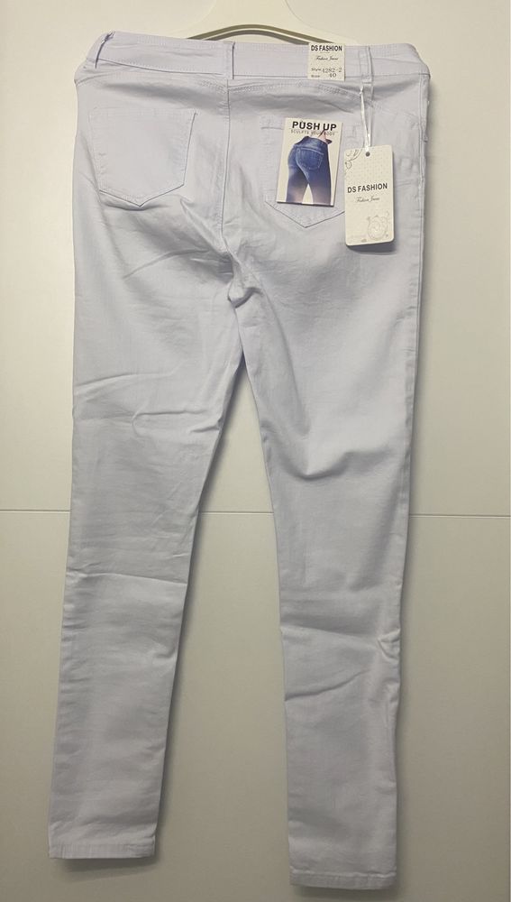 Jeans biale rozm.40