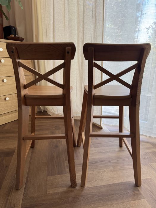 IKEA Ingolf wysokie dzieciece krzesla