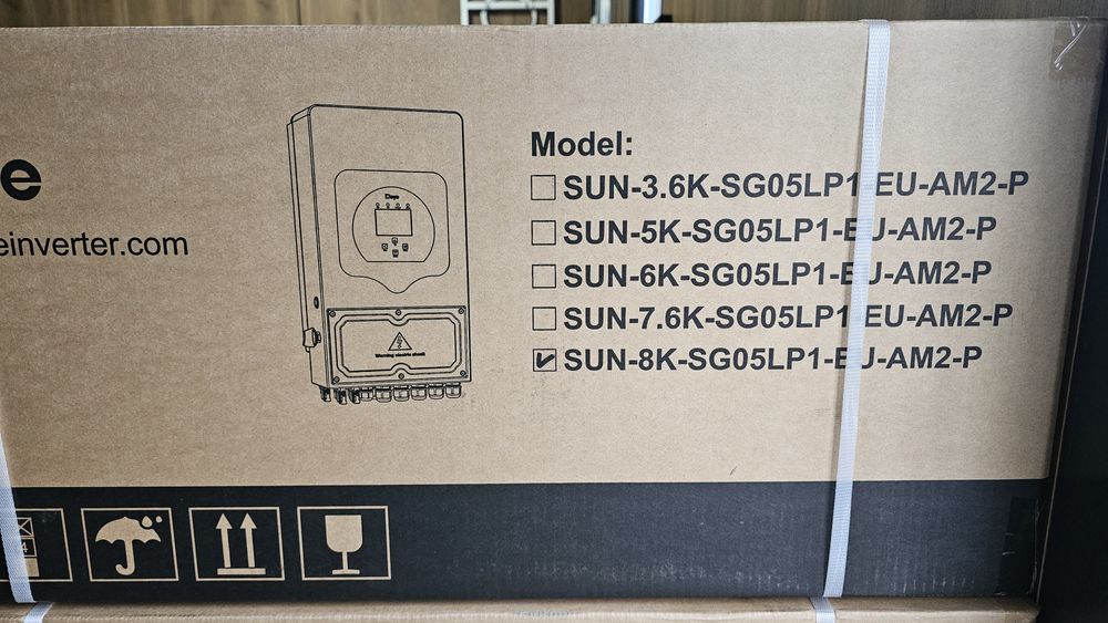 Гібридний інвертор Deye SUN-8K-SG05LP1 -EU В НАЯВНОСТІ
