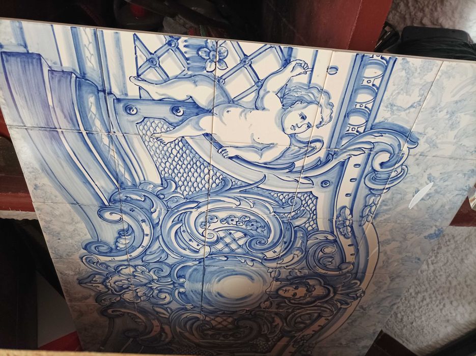 Painel de azulejos