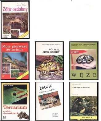 Żółwie, węże, terrarium - książki