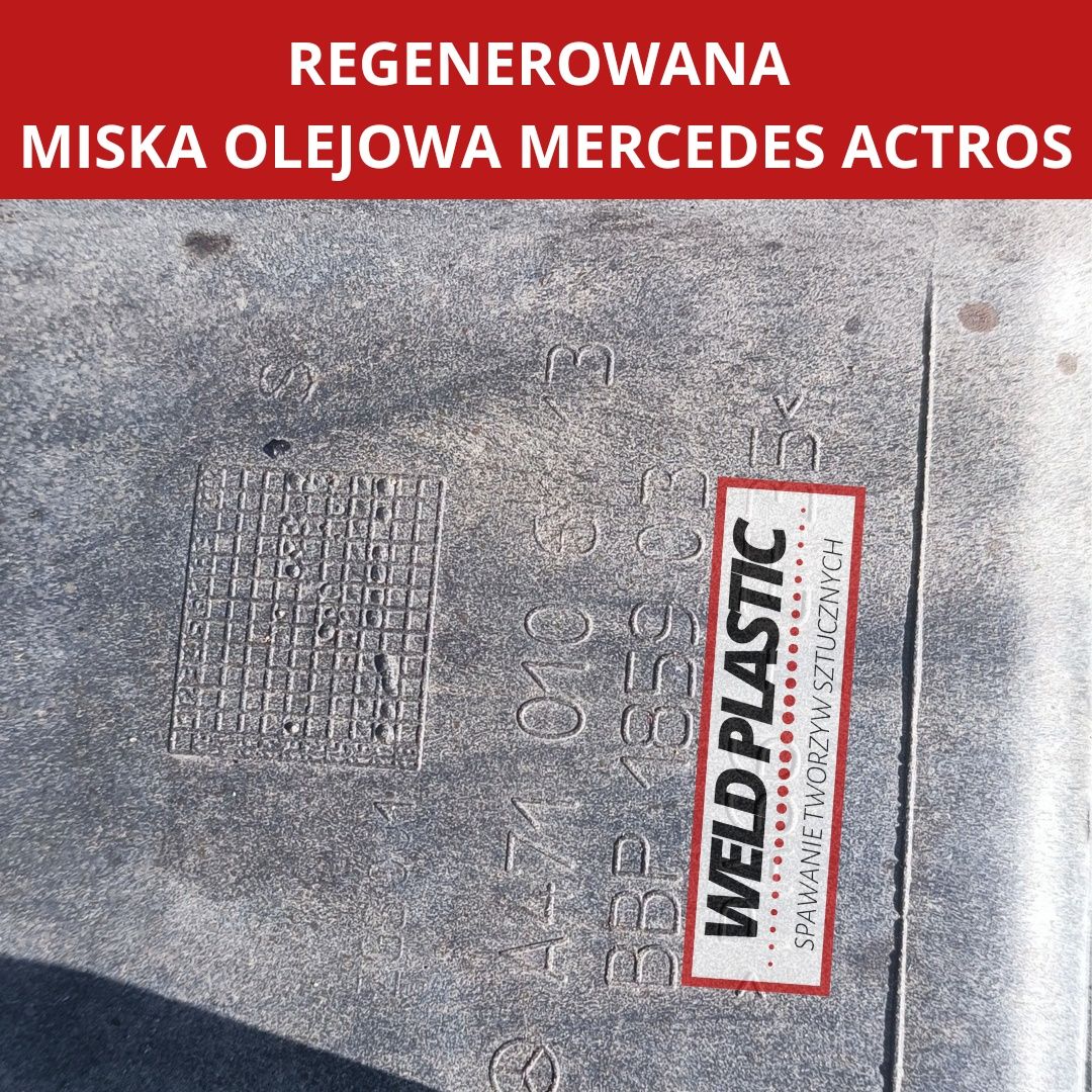 REGENEROWANA Miska olejowa Mercedes actros MP4, spawana