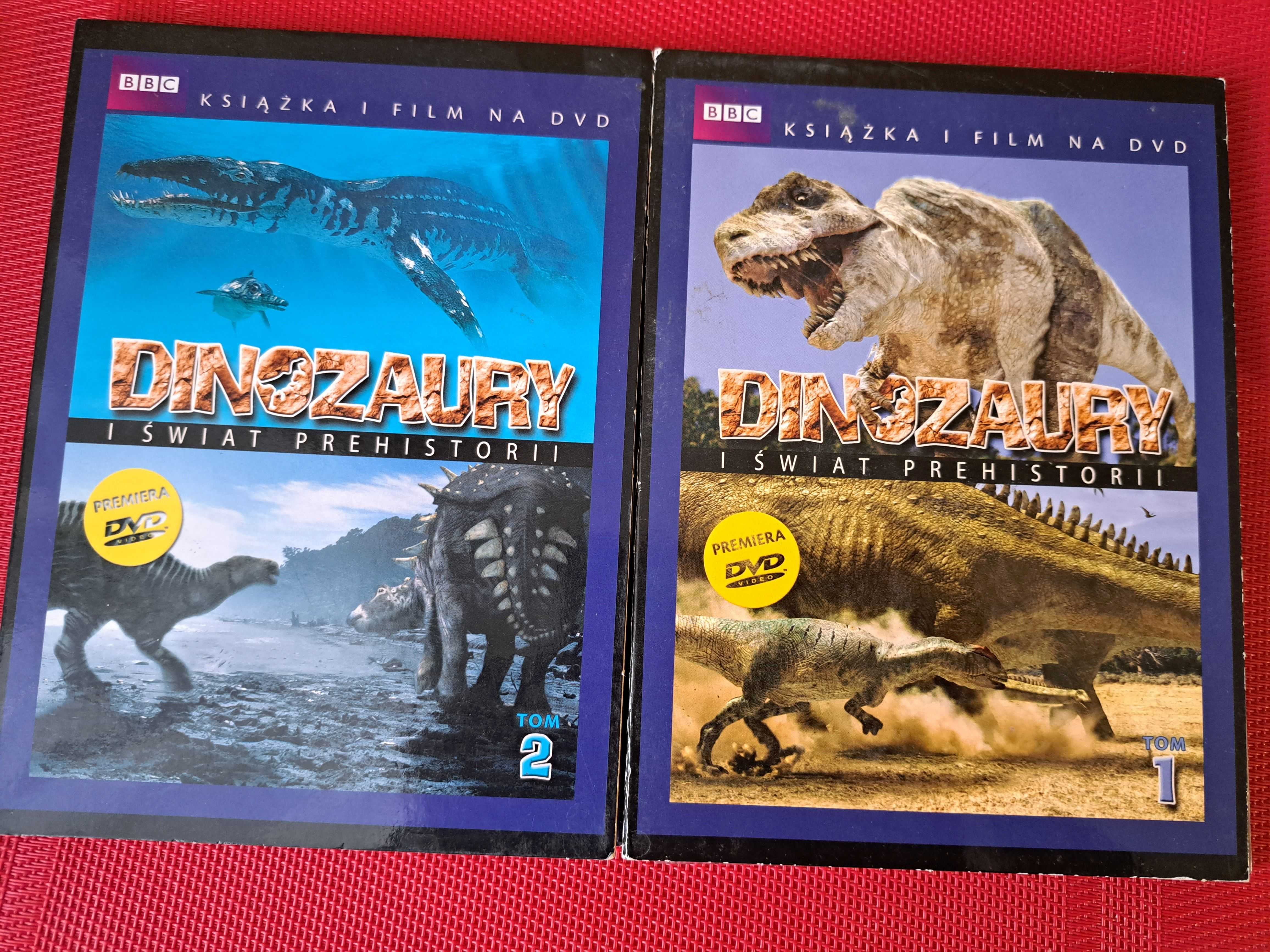 Dinozaury i świat prehistorii Książka + DVD tom 1 i 2