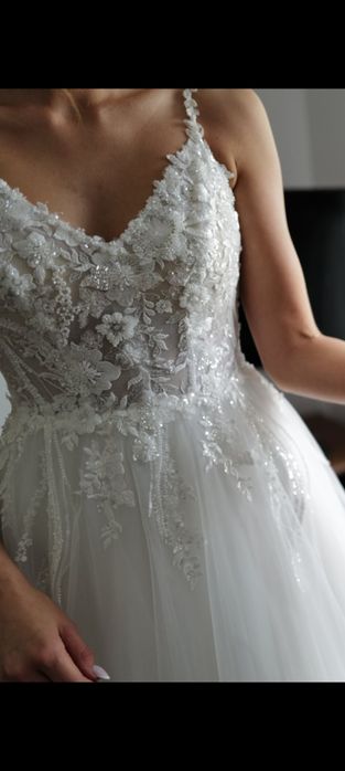 suknia ślubna Adria ivory S M 175cm