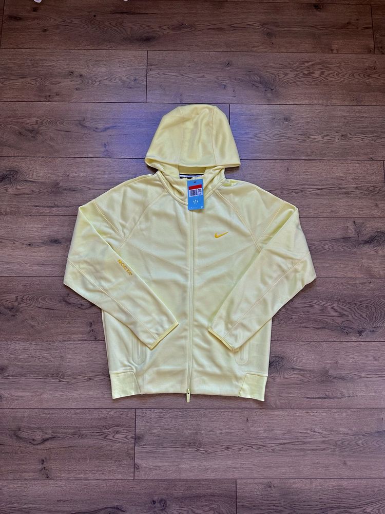 ЖОВТА НОВА Кофта Nocta Nike Tech Fleece Найк теч флис зіпка/світшот