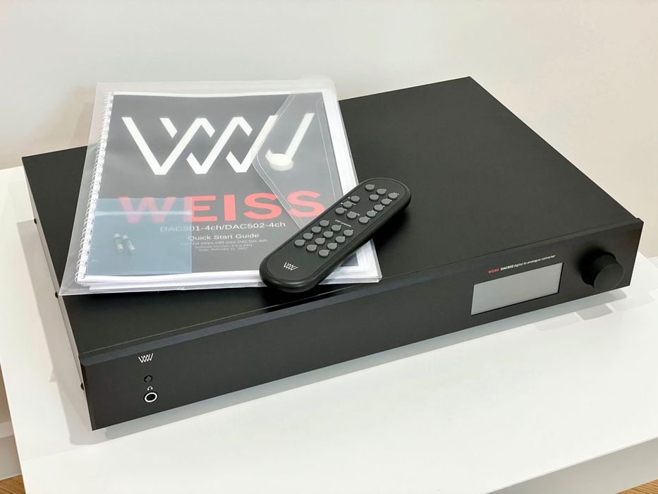 Weiss DAC502-4ch mk2 Streamer DAC DSP High-End Rabat -35% FV VAT 23%