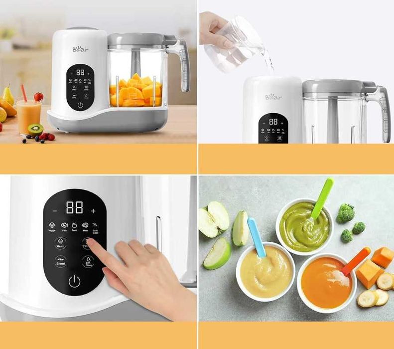 Bear Baby Robot Kuchenny Gotowanie Dla Niemowląt Z Blenderem