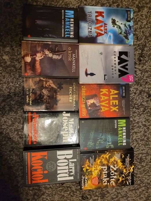 Zestaw 10 kryminałów