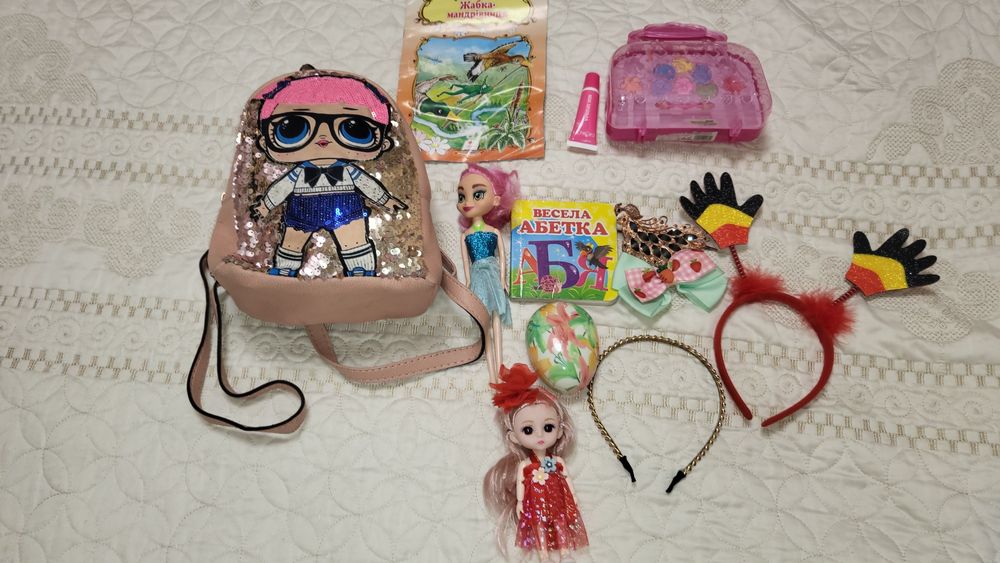 Лот,пакет іграшок,рюкзак,лялька,ляльки,іграшки для дівчинки,лол,lol,
