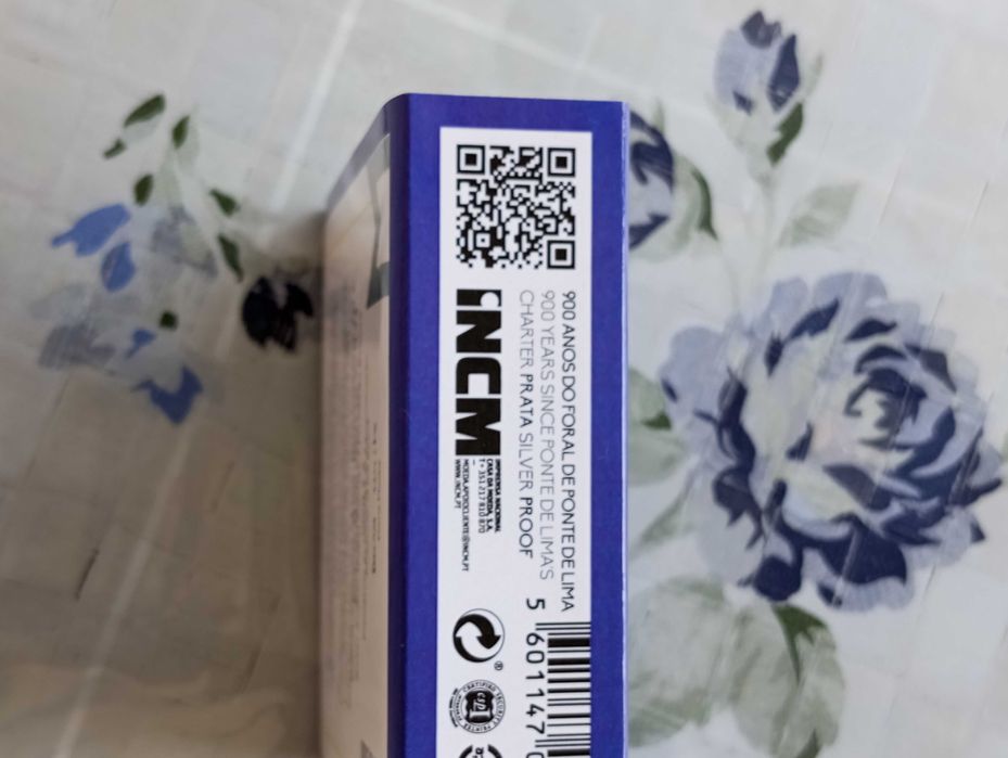 Moeda de 7,5€ em Prata Proof 900 Anos Foral de Ponte de Lima 2025