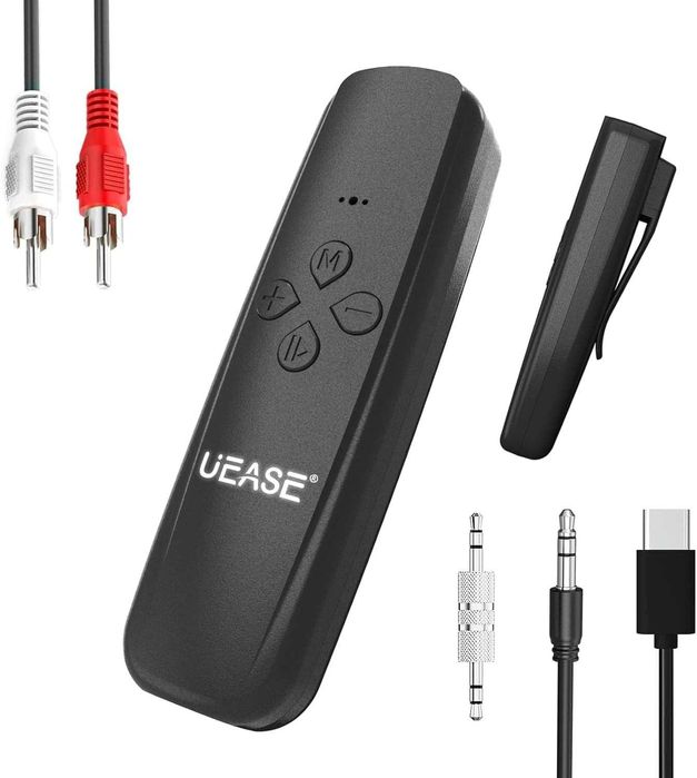 UEASE AuxBluetooth adapter samochodowy 2w1,transmiter Bluetooth 5.2 69
