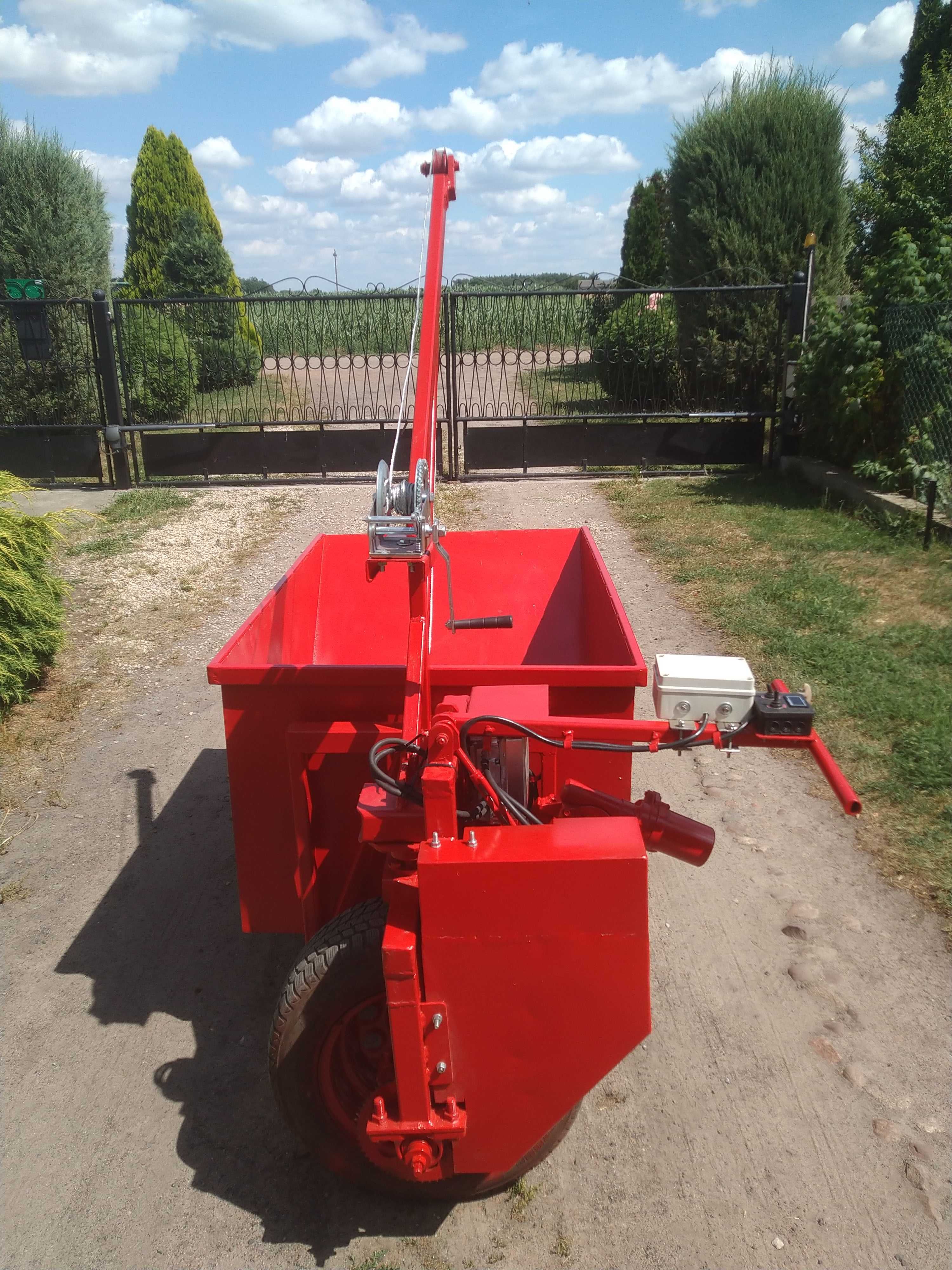 NOWE wodzidło taczka elektryczna 518 l pojemności kiper