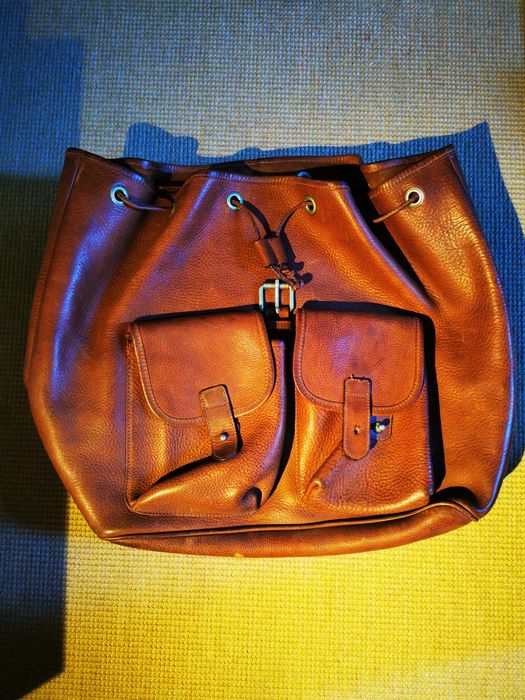 Mochila de pele vintage - Banana Republic