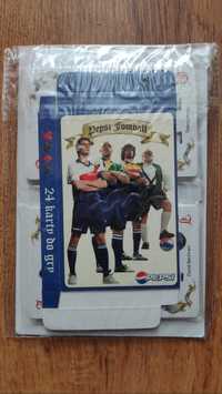 Karty Pepsi z piłkarzami, kolekcjonerskie 24szt.