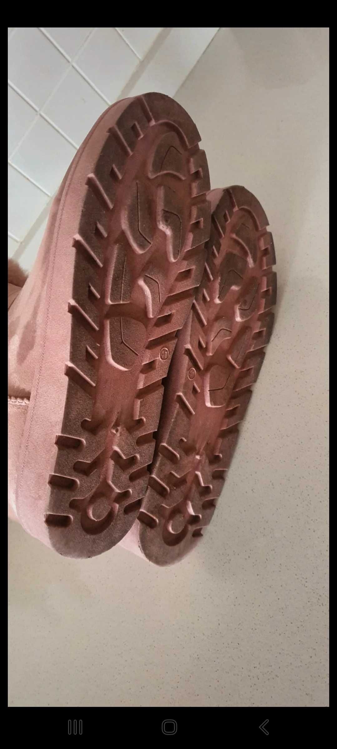 Botas Pelinho Rosas