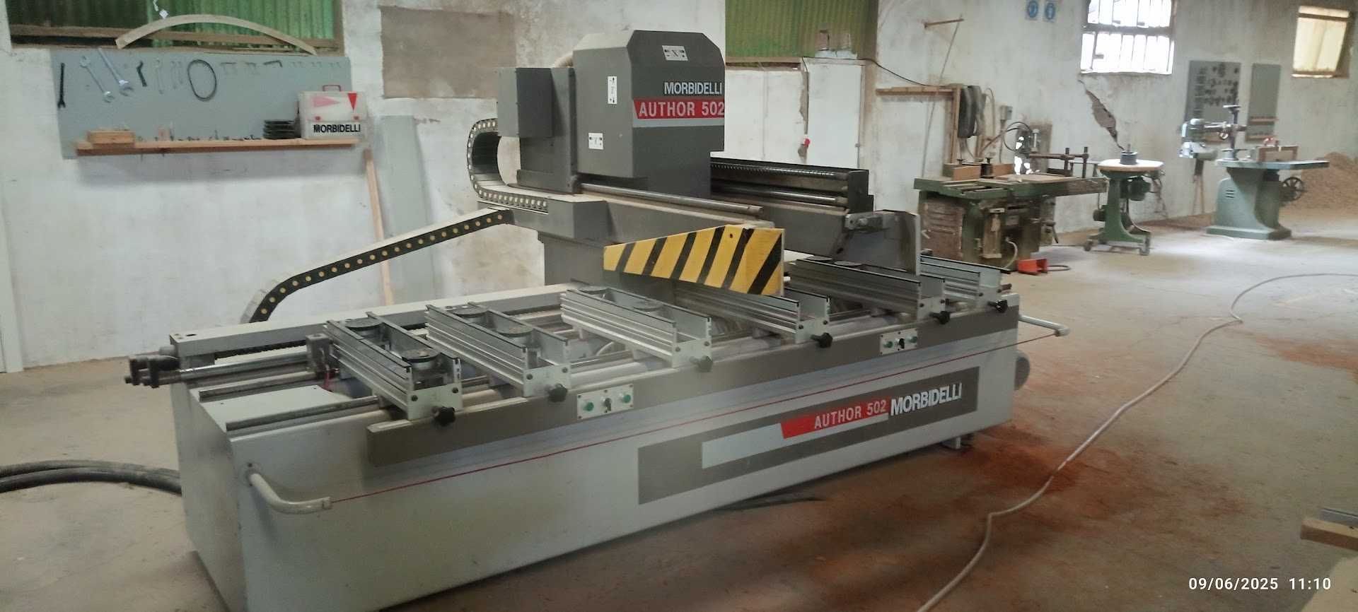 CNC Morbidelli Author 502 a funcionar bem