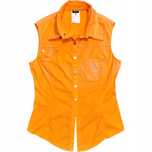Versace Vintage Bezrękawnik Damski Logo z Cekinów r. M