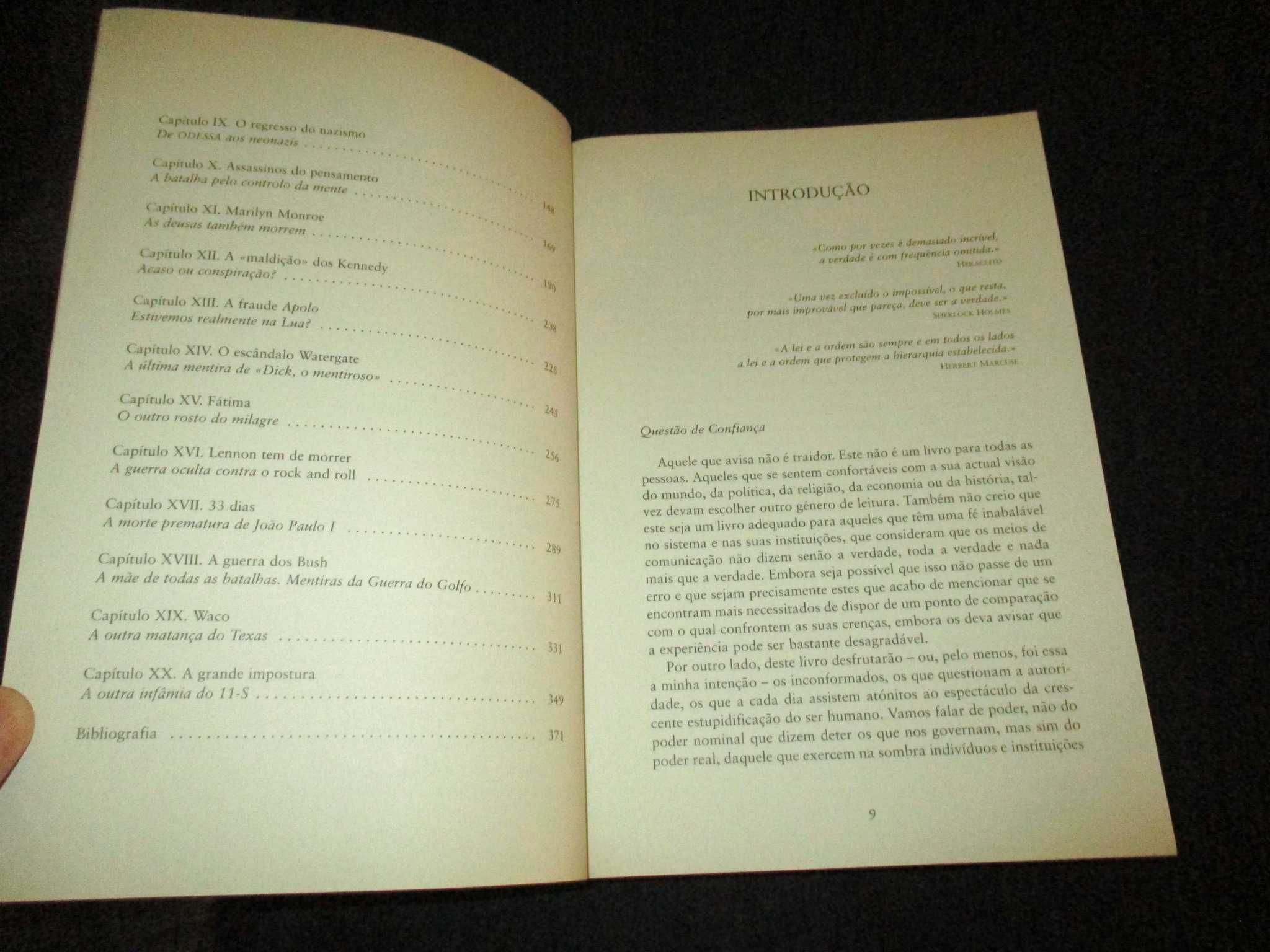 Livro 20 Grandes Conspirações da História Santiago Camacho