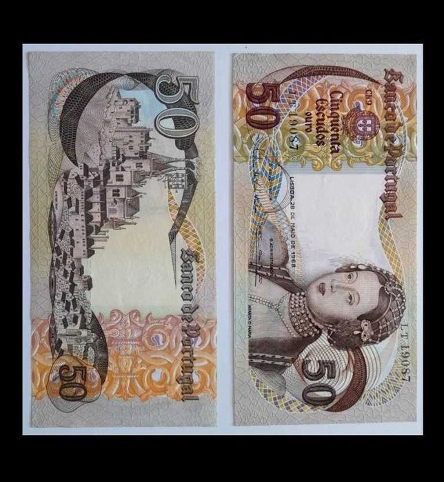 Notas Portuguesas - 50$ escudos (Infanta D. Maria)
