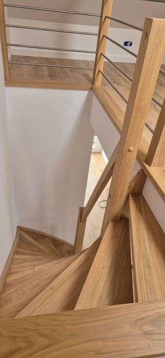 Schody drewniane na beton/samonośne małopolskie/śląskie