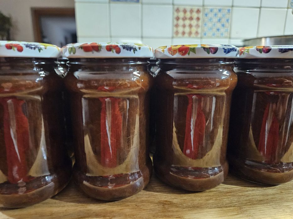 Powidła ze śliwek węgierek 315 ml 15 g cukru na słoik