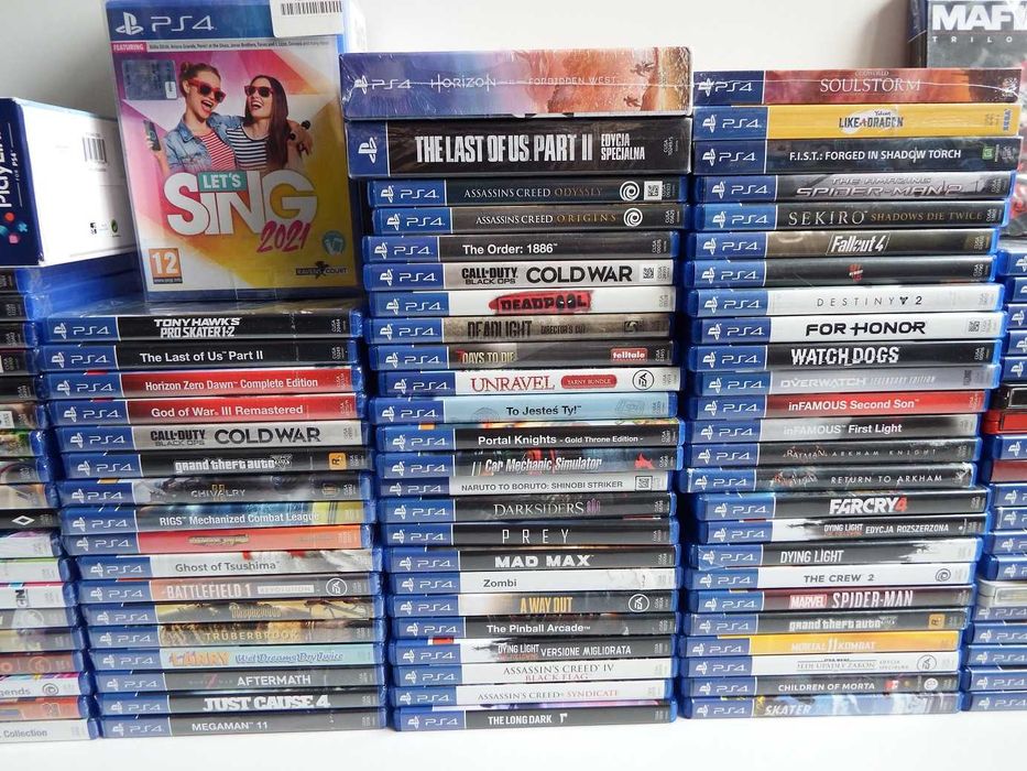 GRY PS4 PS5 MAFIA RDR2 GTA5 Spiderman Psi Patrol Farming LEGO