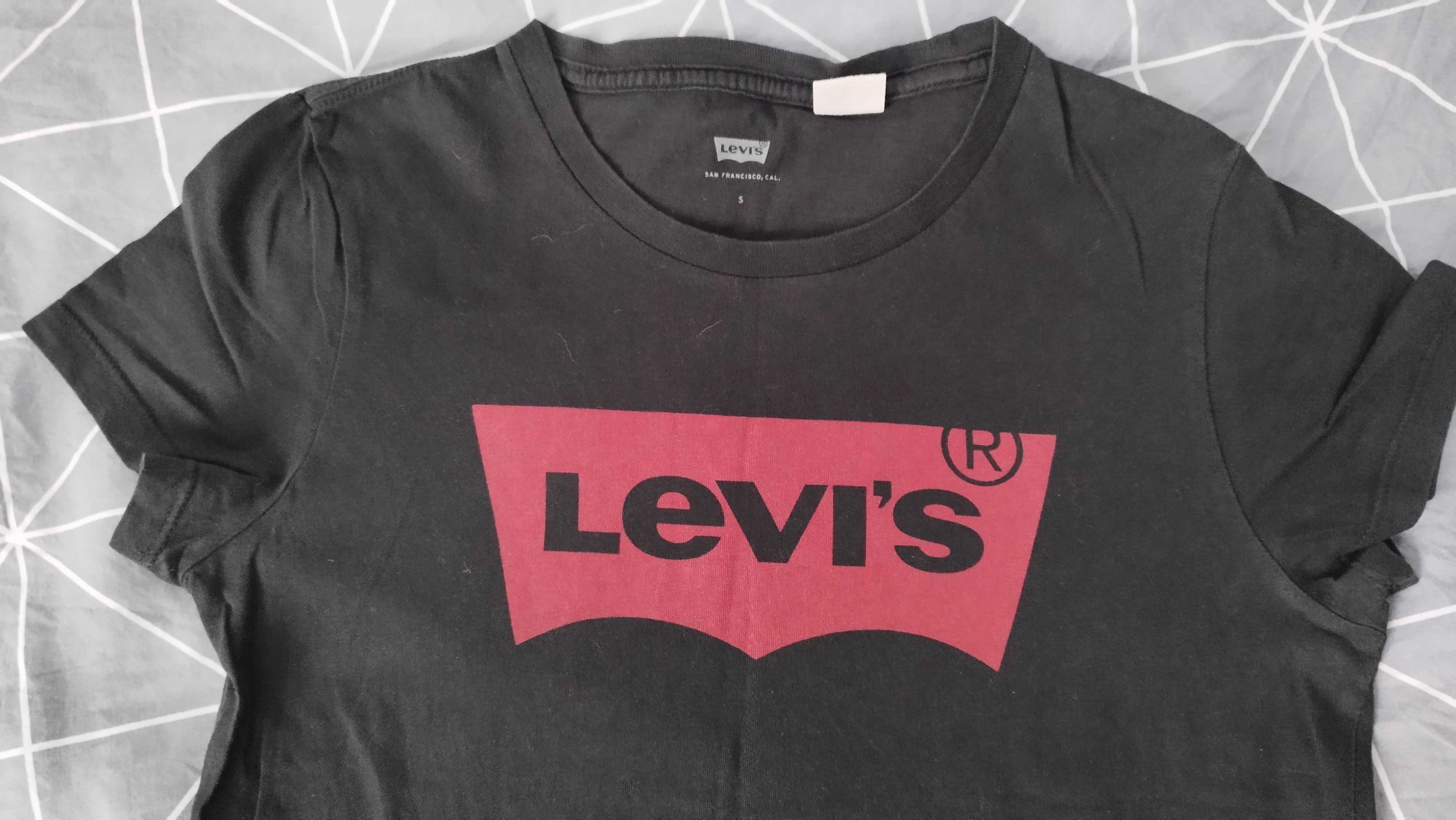 Bluzka z krótkim rękawem koszulka t-shirt damska Levi’s – z metki S