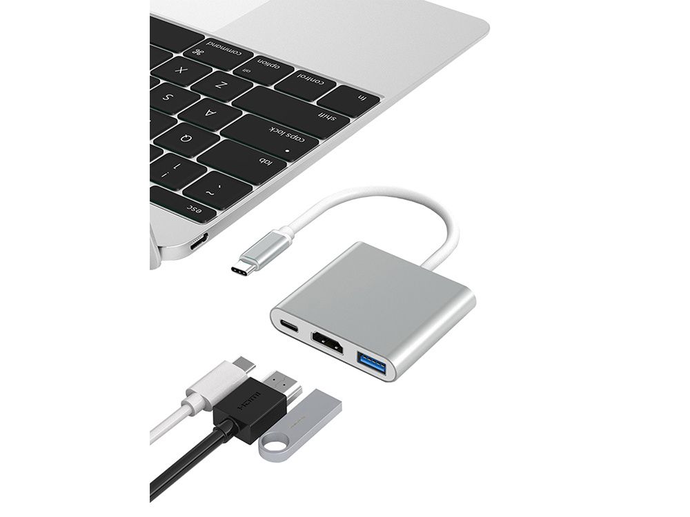 Adapter przejściówka USB typ C na HDMI 4K