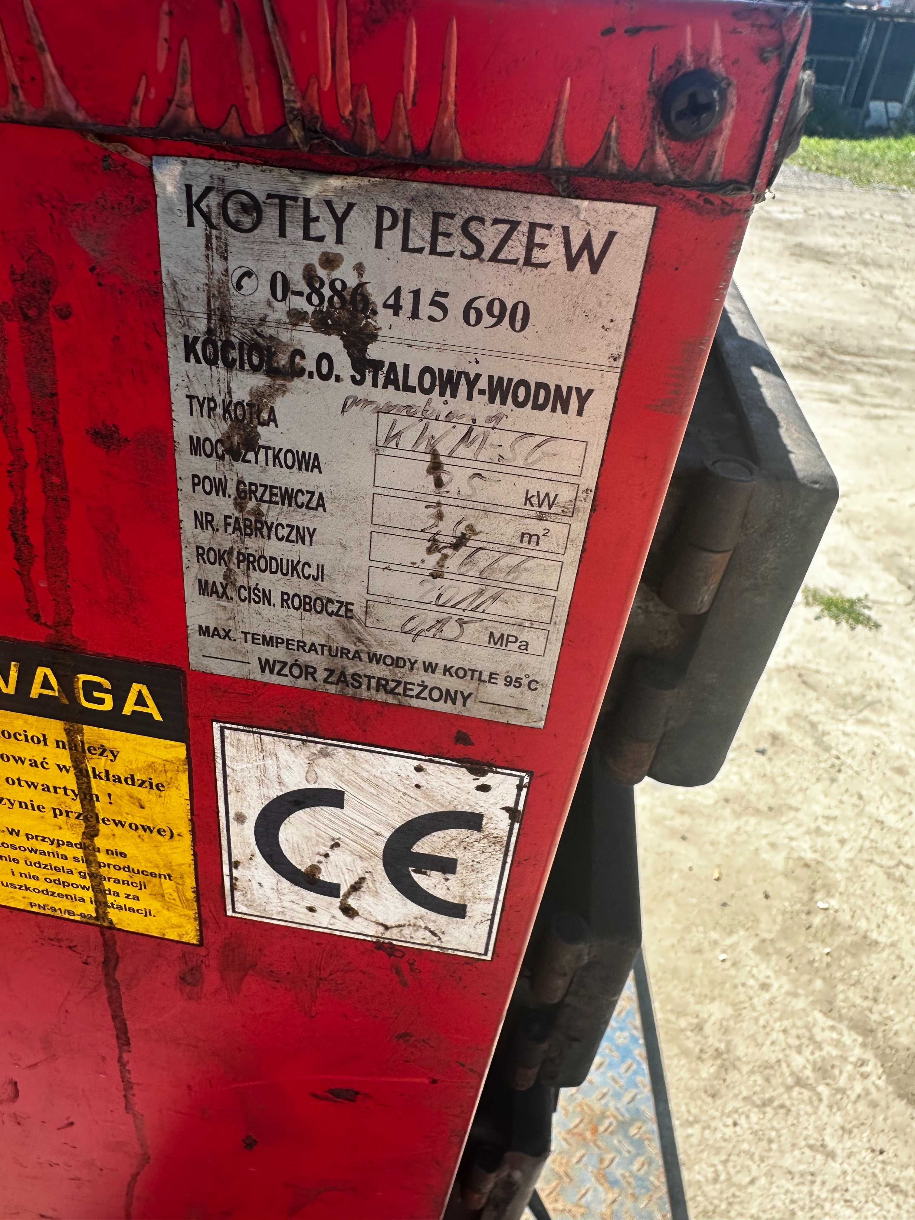 Piec kocioł c.o 25 kw z osprzętem