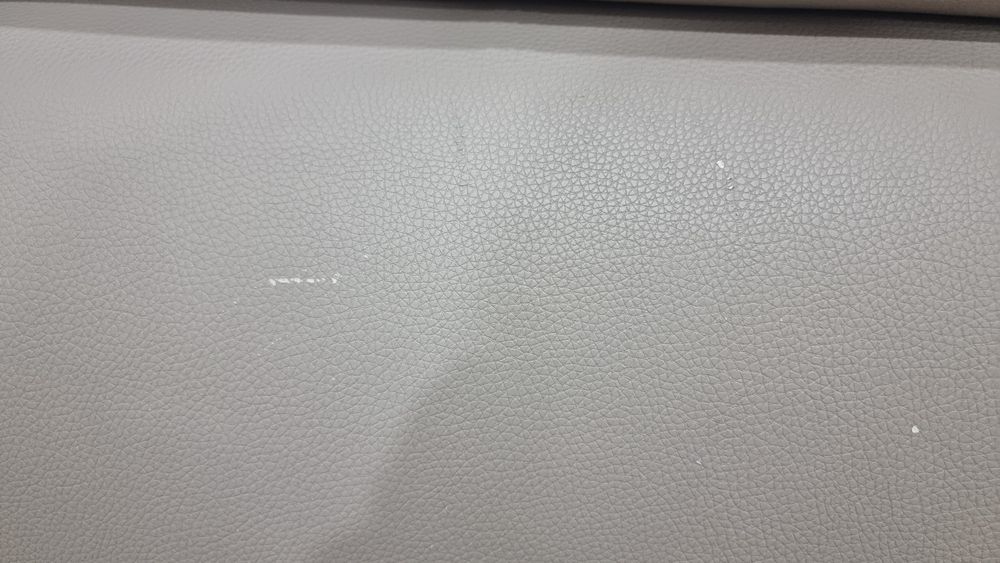 Narożnik z funkcją spania 266 x 266 eko skóra beż  wygodny zadbany