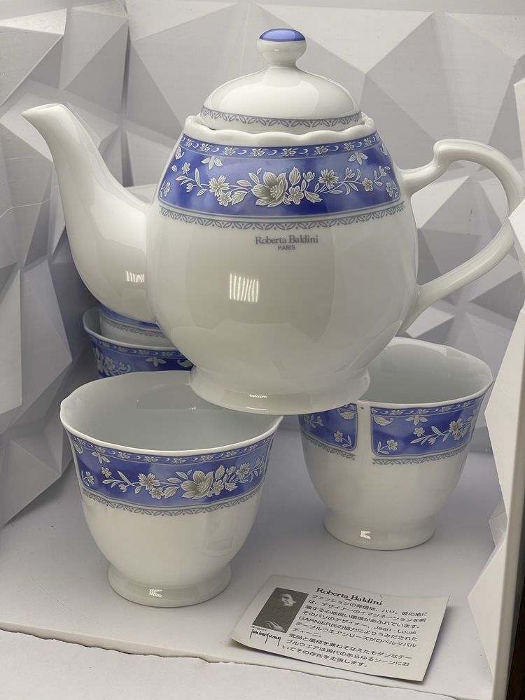 Фарфоровий чайний сервіз Roberta Baldini Paris (Made in Japan)