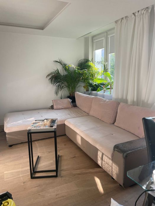 Naroznik bezowy rozkładany cena 50 zł