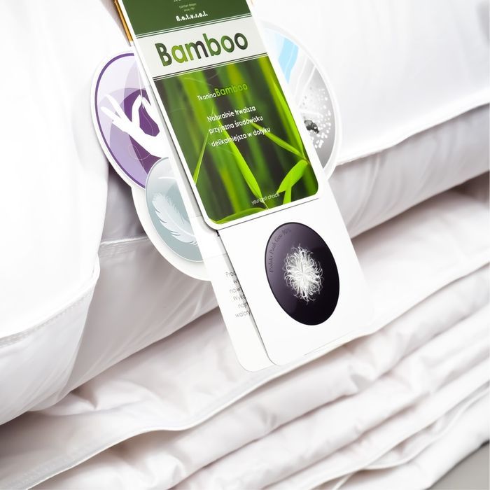 Kołdra AMZ DREAM wiosenna puch 90% 135x200cm Kremowy