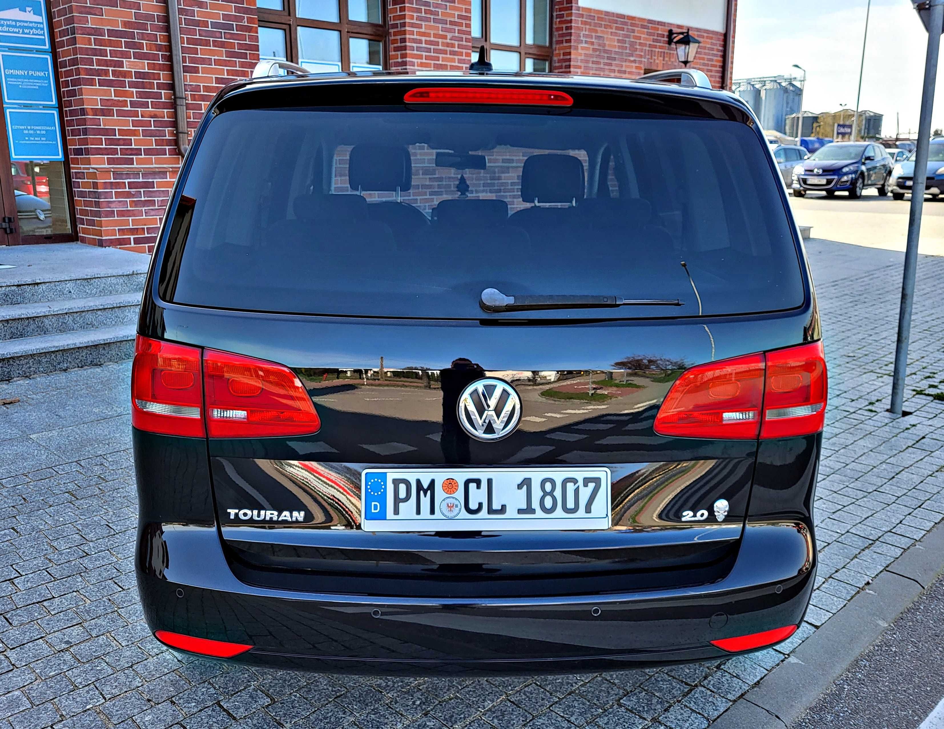 Śliczny Volkswagen Touran 2014  2.0 TDI 170 km DSG Panorama Led Xenon