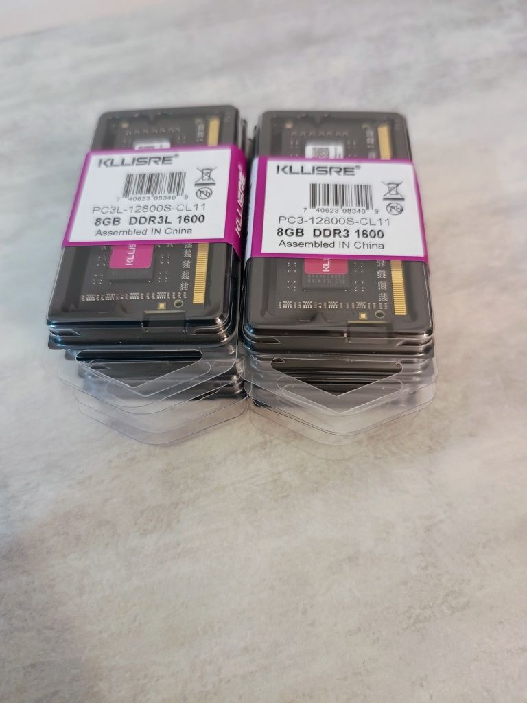 Нова оперативна пам'ять для ноутбука DDR3, DDR3L, 8Gb, 16Gb, 32Gb.