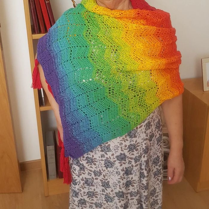 Écharpe Rainbow.