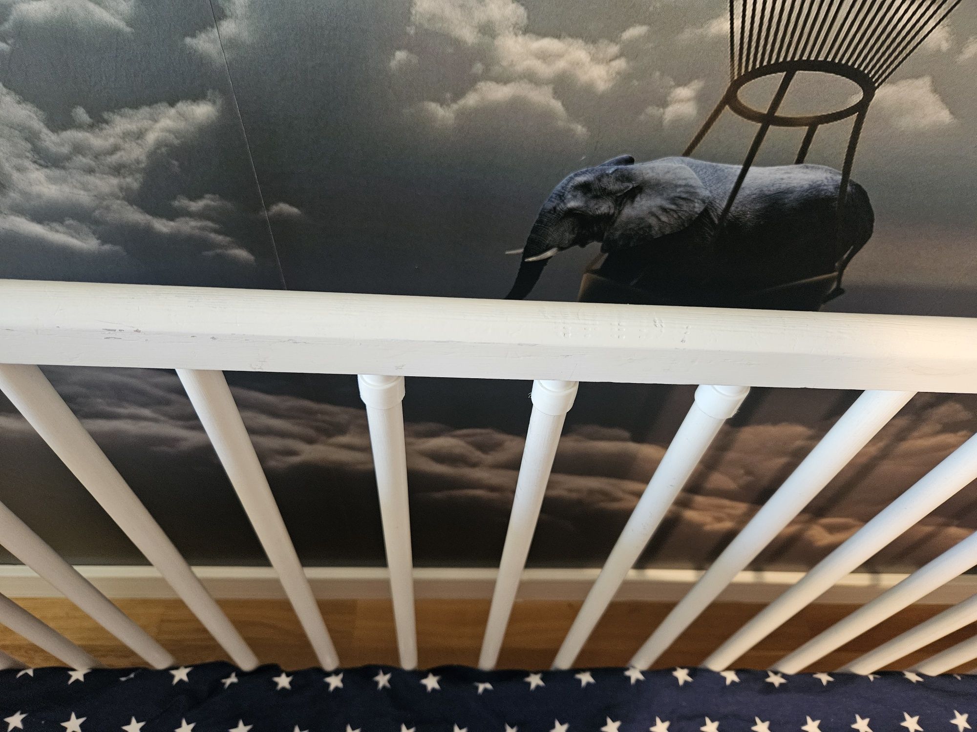 Łóżko dla dziecka łóżeczko 2w1 tapczan styl skandynawski domek 120x60