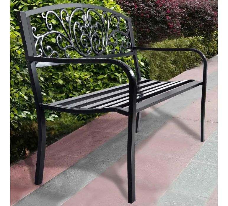 ławka ogrodowa ławka parkowa ławka meble ogrodowe żeliwo metal