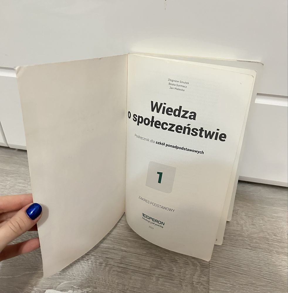 podręcznik WOS 1 Operon