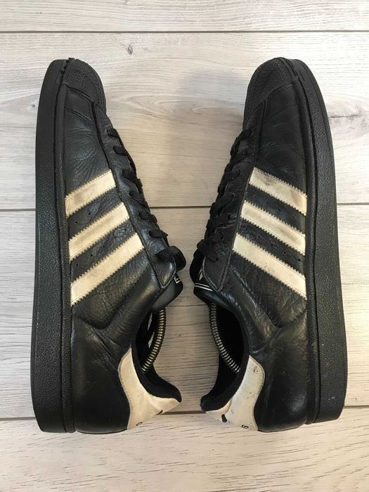 Buty Adidas Superstar czarne skórzane rozm. 46,5