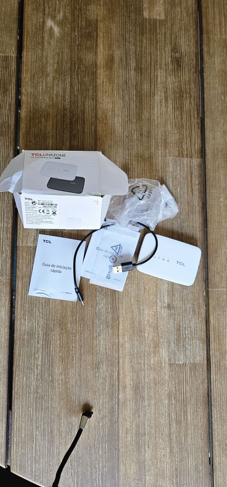 TCL Router link zone - MW45V2 cor branca na garantia