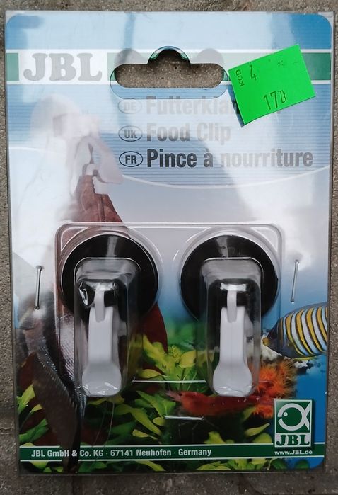 Klipsy z przyssawką do pokarmu ryb akwarystyczny