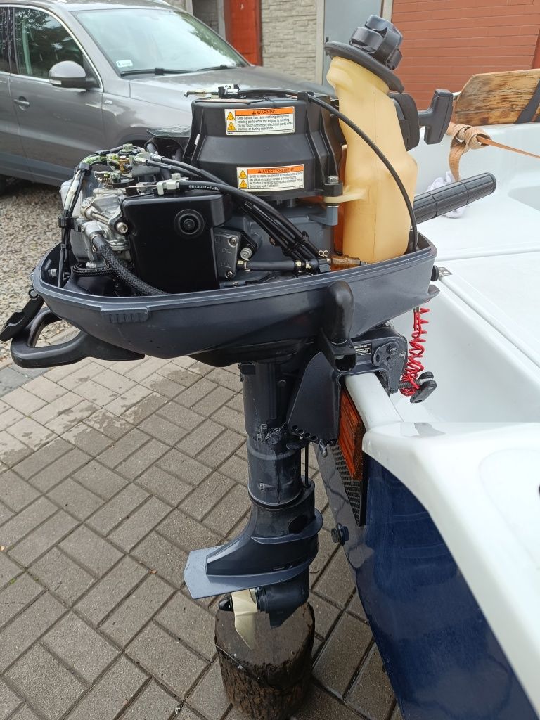 Silnik Yamaha 6hp 4 takt  stopa S 2012 rok plus linia paliwowa